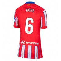 Atletico Madrid Koke #6 Domáci Ženy futbalový dres 2024-25 Krátky Rukáv